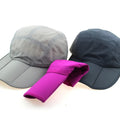 Support Add Logo Light Plate Folding Cap Summer Unisex Outdoor Sports Reflective Quick-drying Hat Sunscreen Baseball Cap