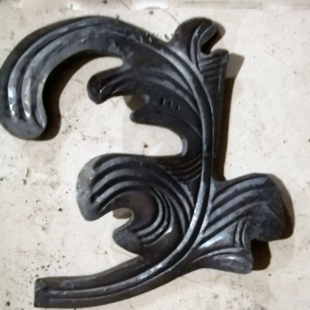 170x165mm Decorative Gate Ironwork Wrought Iron Leaves for Staircase Railing Handrail Balcony Balustrade Gate Fence Parts