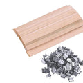 30/bag Wholesale Eco-friendly Cherry Double  Wooden Candle Wicks Naturally Smokeless  Wooden Candle Wicks  for DIY Candle Making