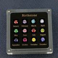 Cadermay Loose Gemstone  Tools 12 Birthstones of Cubic Zirconia Box Diamond Display Set