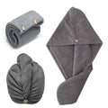 Water Absorbent Customized logo Large Spa Beauty Quick Drying Super Soft Girl Women Microfiber Hair Turban Wrap Towel
