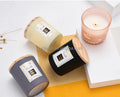 Luxury Green Glass Candle Holders Wholesale-candle-vessels Candle Jars with Lids in Bulk