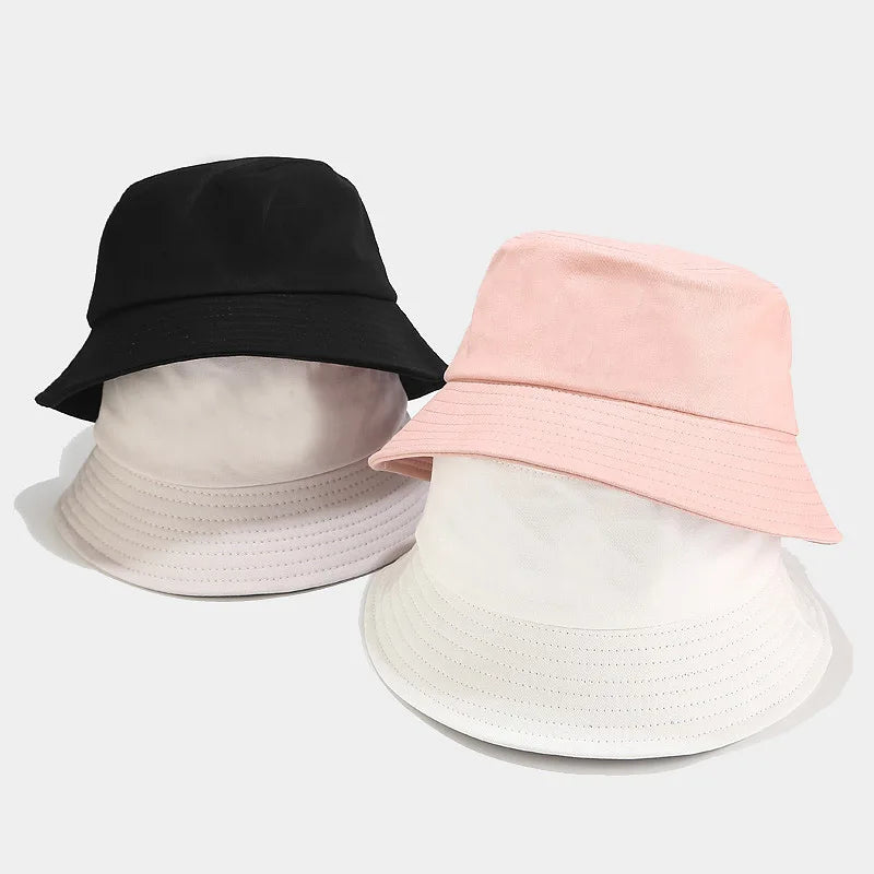 Best Selling Summer Fisherman Hat with Macaron Colour Light Plate Designer Cotton Foldable Bucket Hat Custom Logo for Fishing