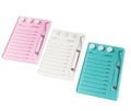 Wholesale 8mm Thickness Lash Tile for Eyelash Extension Acrylic With Magnet Tweezers Holder Lash Pallet Eyelash Glue Tray