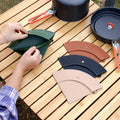 Coffee Filter Paper Holder Leather V01/02/60 Coffee Tea Filter Case Bag Paper Pouch Organizer for V01/02/60