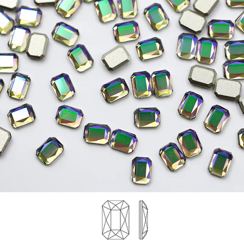 Paso Sico Popular Korea Design K9 Glass Loose Flatback Nail Rhinestone Design 3d