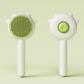 Pet Grooming Brush Self Cleaning Needle Comb Kitten Shape Removal Floating Hair Pet Massage Shedding Brush