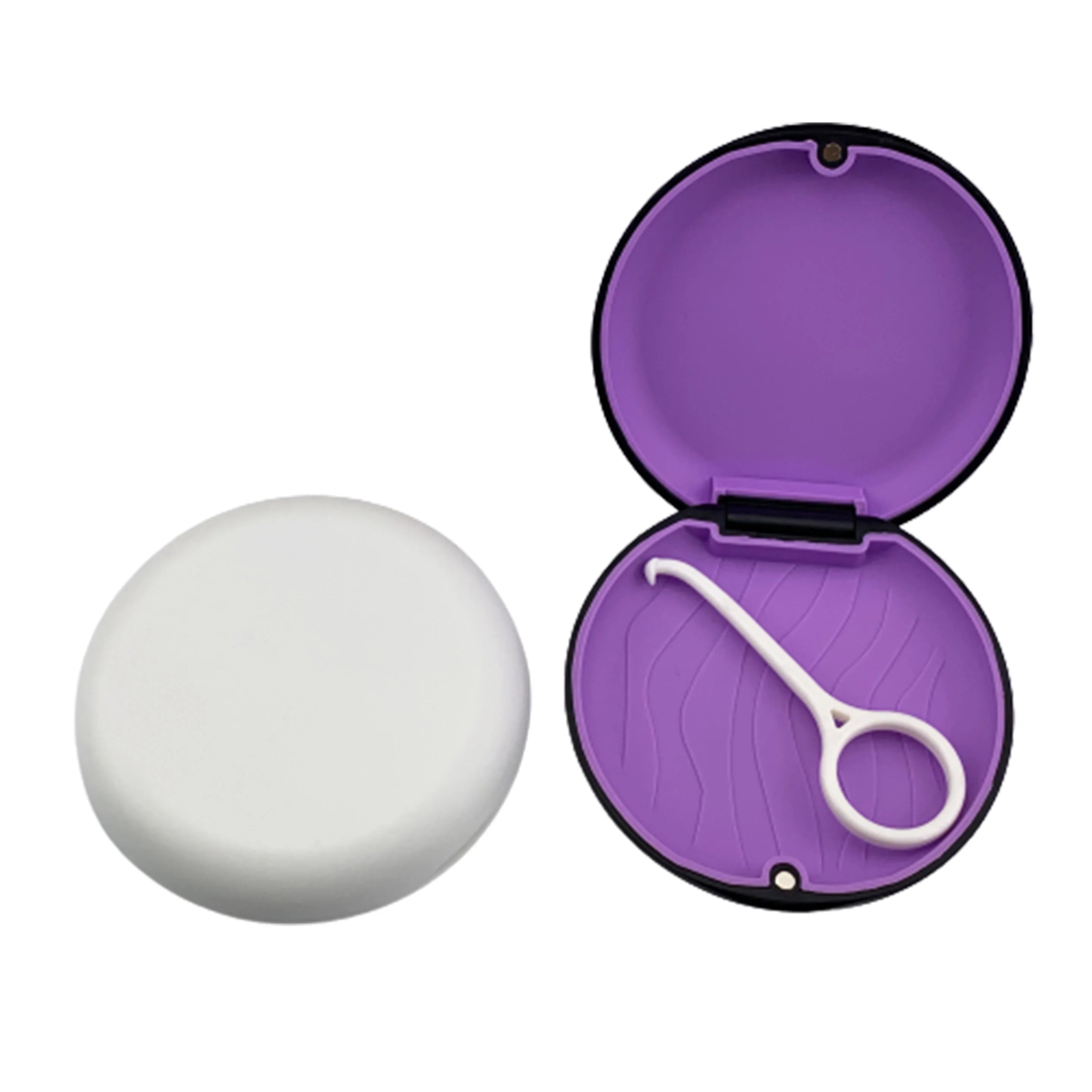Colorful Orthodontic Dental Clear Aligner Case Retainer Plastic Box for Storing Aligner Remover and Chewies