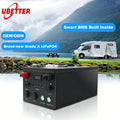 OME24v 48V Lithium Iron Phosphate Battery 100AH 200AH 400Ah Semi-solid State 4000 Cycles UBEATTER QGL-12100 RV Camping Golf Car