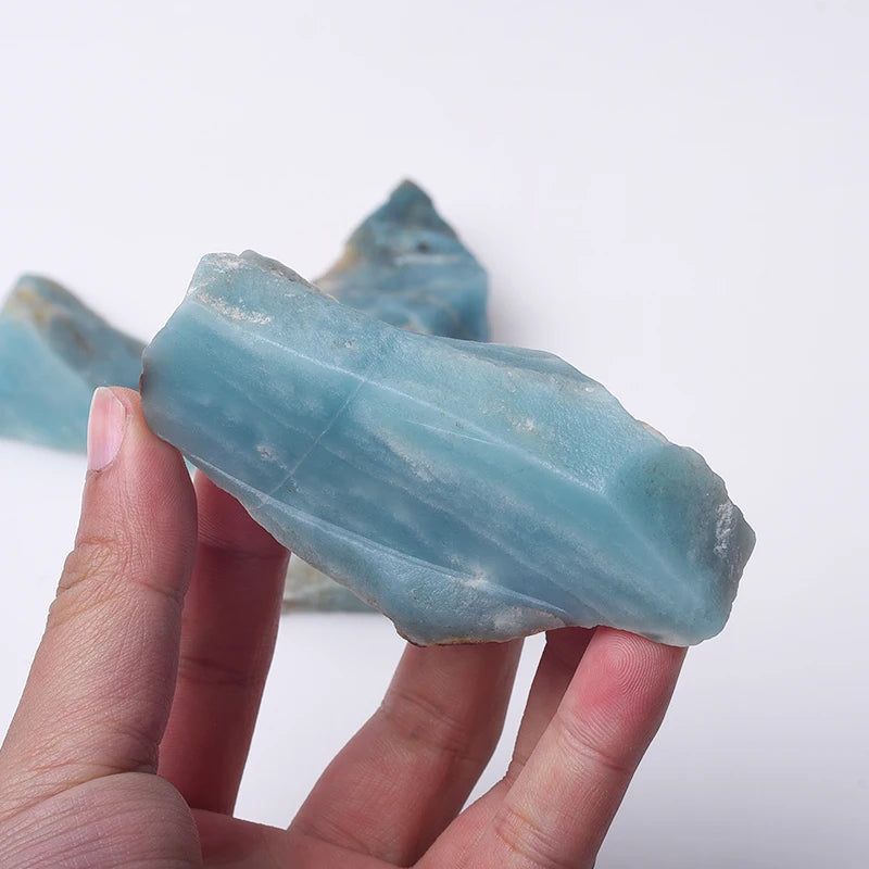 Natural Amazonite Rough Stone Stripes Raw Amazonite Stones Gravel Rough Wholesale Amazonite Mineral Gemstone MegaBDM