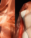 Liquid Organza Fabric Mirror Organza Exquisite Luxury Crystal Shinny Organza Fabric for Wedding Dress MegaBDM