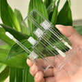 Wholesale Empty Lip Gloss Tube Container Unique Transparent Cylinder Lipgloss Wand Tubes Clear Lipgloss Tubes Custom Logo