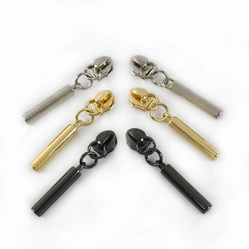 Deepeel ZT036 5# Nylon Zipper Garment Luggage Sewing Accessories Clothing Alloy Zipper Puller Handbags Slider Head