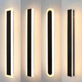 Outdoor Led Long Strip Solar Wall Lamp Outdoor 9W/12W/16W/24W/36W/48W Outdoor Wall Lamp Light