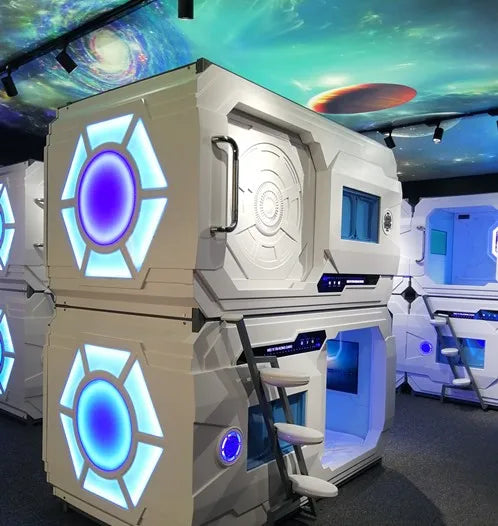 ABS Material White Modern Simple Business Environment-friendly Sleep Cabin Capsule Bed Rest Pods WE Factory Hot Sale
