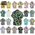 2025 Wholesale Men's Hawaiian Shirts - Trendy Oversized Casual Shirt (Plus Size Summer Beach Shirt with Fashion Print)