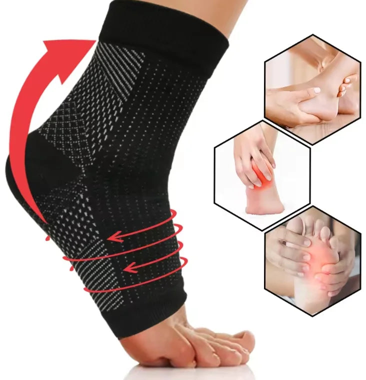 Ankle Support Socks Arch Support Compression Foot Sleeve Plantar Fasciitis Socks Heel Pain Relief