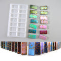 DIY Domino Resin Silicone Molds Epoxy Domino Mold for Resin Home Desk Decoration
