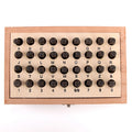 37 Pieces Leather Stamping Tools Set 26 Letters Alphabet & 10 Numbers Stamps Steel Punch Tool Diy Craft