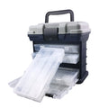 Big Fishing Tackle Box Plastic Handle Fishing Box Carp Case Adjustable Plastic Tools Lure Hook Bait Storage Accessories