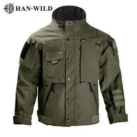 HAN WILD Mark Jacket Windproof and Waterproof Outdoor Jacket 1050D Fabric Anti Tearing