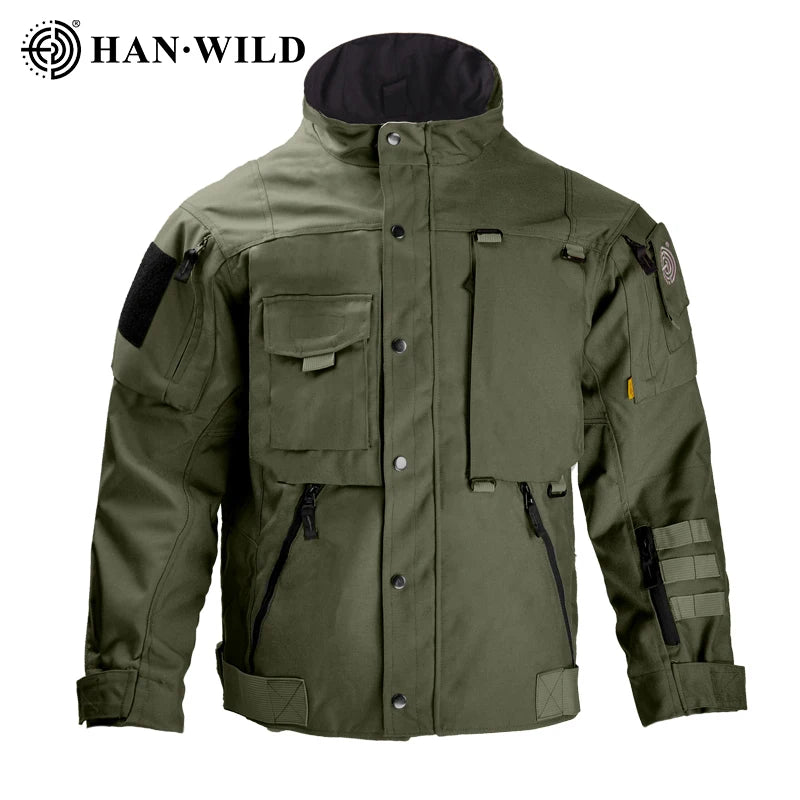 HAN WILD Mark Jacket Windproof and Waterproof Outdoor Jacket 1050D Fabric Anti Tearing