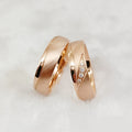 Wholesale Europe Style Wedding Rings Sets for Men and Women 18k Rose Gold Plated Jewelry Romantic Couples Ring