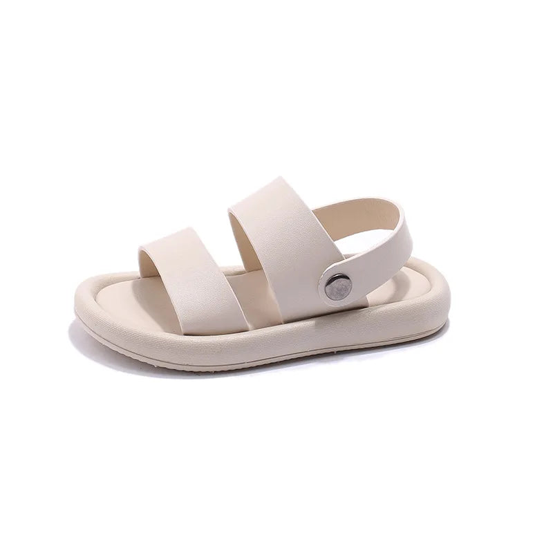 Unisex Children's Simple Fashion Jelly Shoes Boys and Girls Light Anti-Slip Sandals for Summer Winter Spring Autumn Seasons
