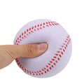 Zhiqu Outdoor Sports Baseball Training High Rebound Durable Kids Toy Soft PU Foam Baseball White/Orange 7cm 9cm