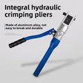 EXPLOIT 120L 8T 16mm Stroke 1/2" 1.8kg Aluminum Alloy Hydraulic Tools Electrician's Manual Terminal Crimping Pliers