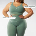 4XL Leggings Workout Tracksuit Set Fitness Clothing Yoga Wear Women Gymwear Plus Size OEM Digital Print Print Pattern Support