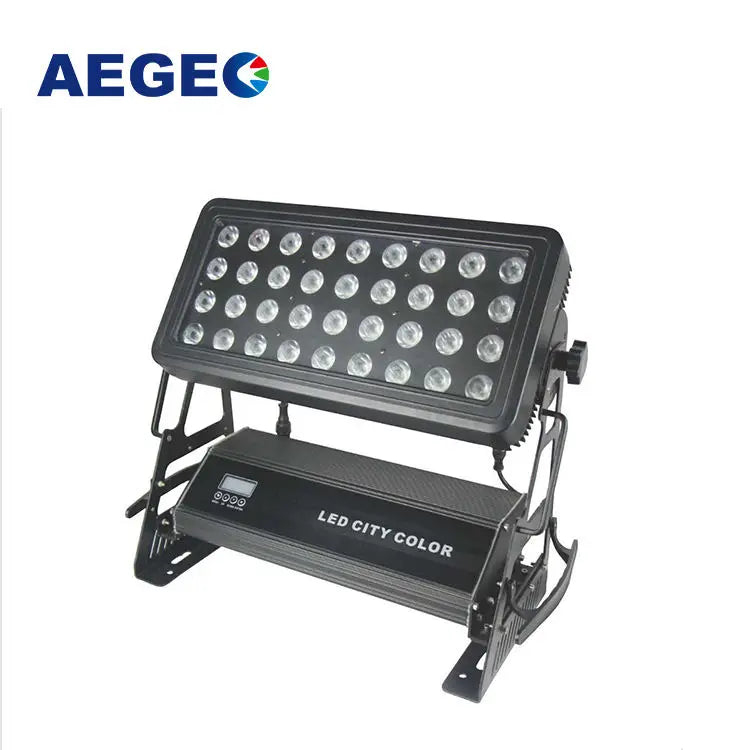 500W RGBW 4 in 1 Waterproof LED Wall Washer 36x12w Outdoor City Mix Color LED Wash Light Garden Washing Light for Park Hotel Bar