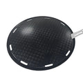 Round Korean Barbecue Plate Healthy Durable Three Layer Stainless Steel Ceramic Pans Nonstick Plate Bbq Grill Plate