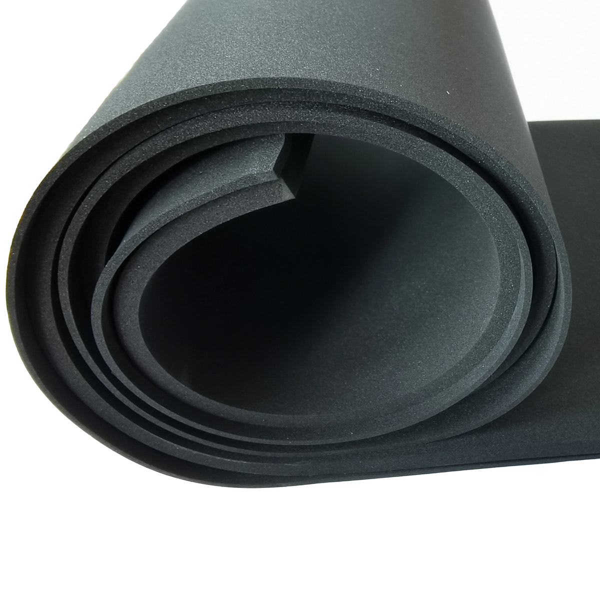 Kuliwei Black CR Neoprene Foam Sheet Closed Cell Rubber Foam Board Shock Absorption Sound Insulation Neoprene Sponge Sheet