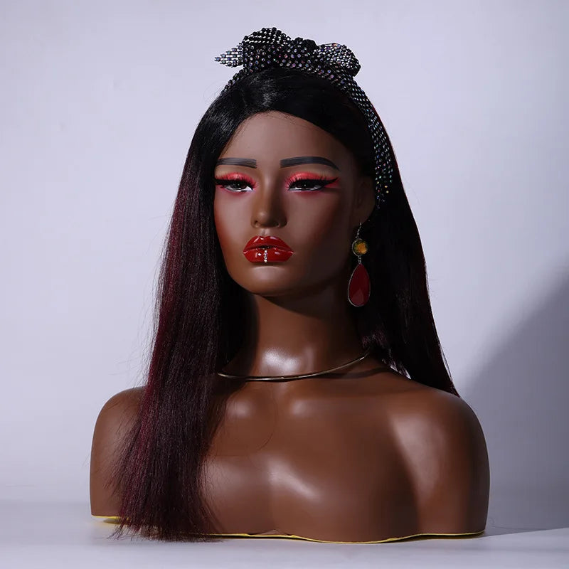 Beauty Girls Brown Luxury Mannequin Head Without Wig