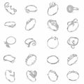 Popular 925 Sterling Silver Blank Base Settings Tray Rings DIY Pearl Jewelry Making Findings