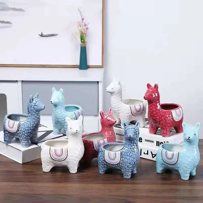 Best Selling Product Animal Designs Succulent Plant Planter Pots of Home Office Desktop Decor Gifts Ceramic Flower Pots