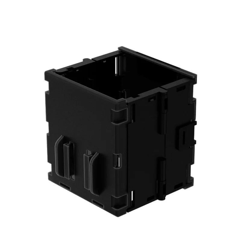 Fold Multifunction Fishing Tackle Boxes Fishing Lure Hook Storage Case Black Plastic Fish Box Meiho Tackle Box Fishing