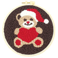 Custom Pattern Bear Cross Stitch DIY Craft Embroidery Set Private Label Logo Service OEM ODM Needle Punch Kit Novelty Gifts