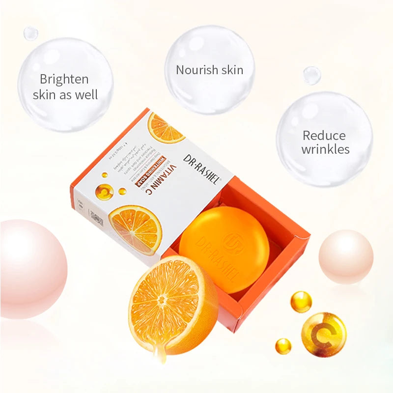 Private Label Skin Care Deeply Cleaning Vitamin C Hand Soap Face Wash Body Moisturizing Whitening Soap
