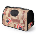Large-Capacity Outdoor Pet Dog Travel Carrier Backpack with Zipper Closure for Cat Transport Bag