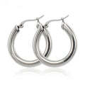 One Pair Silver Stainless Steel Earrings Kpop Romantic Dangle Elegant Pendant Drop Jewelry for Couples Lovers Wedding Present