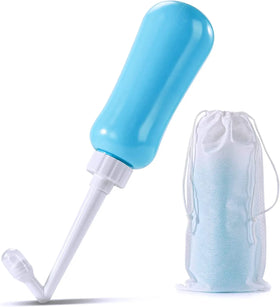 Portable 400ML Travel Bidet Sprayer Hand Held Bidet Bottle Convenient with Travel Bag