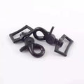 Meetee BF658 25mm Electrophoresis Black Pliers Buckle Bag Shoulder Strap Hardware Accessories Rotary Trigger Buckle