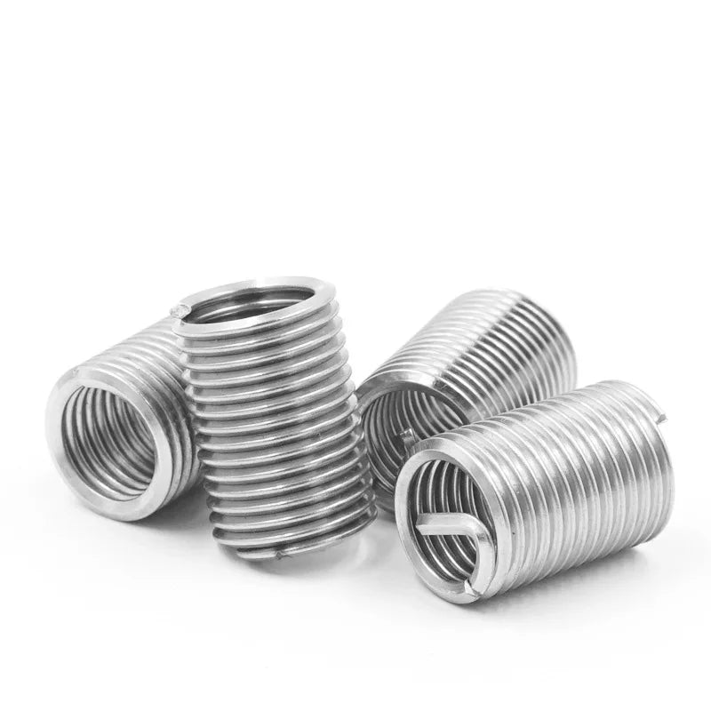 SUS 304 M7*1*1D 1.5D 2D 2.5D 3D Wire Thread Insert Helicoil Screw Threaded Inserts Product Category Recoil Inserts