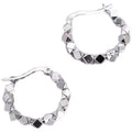 Factory Directly Wholesale 925 Sterling Silver Simple Fashion Geometric Silver Hoop Earrings for Women Jewelry 2023