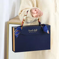 Custom Magnetic Packaging Cosmetics Bridesmaid Boxes with Gift Foldable Bridesmaid Gift Sets Paper Box with Handle