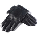 Customized Logo Waterproof Leather Winter Gloves for Men-Touchscreen Cycling & Daily Use Durable Design