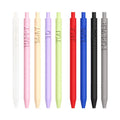 Customizable Logo Creative Color Press DIY Letter Signature Pen Plastic Advertising Promotion Gift Gel Pen