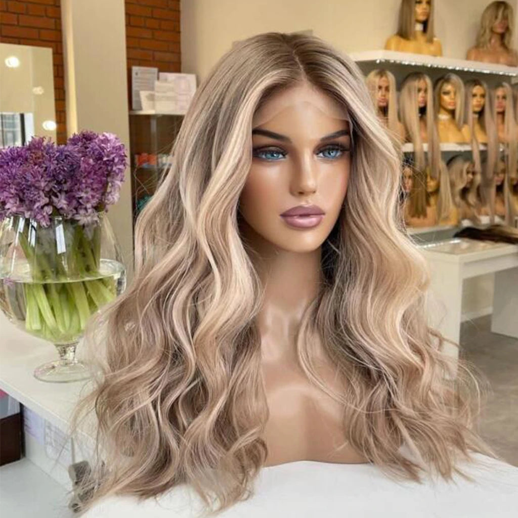 Brazilian Raw Blonde Lace Front Wig 13x4 13X6 Transparent Hd Lace Frontal Wig Natural Wave Human Hair Wigs for Black Women